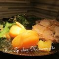 Rôti de porc fermier aux pdt avec l'appareil dont la marque n'existe plus et mon avis