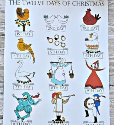 Chansons de Noël... la 3ème 🎄🎅🎶 "The twelve days of Christmas" - Noël arrive dans 21 jours