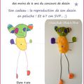 Les lots des gagnants du concours de dessin !