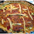 Tarte aux légumes d'un printemps tardif, ou d'un hiver qui a duré