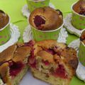 Muffins framboises/citron/pistaches