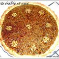 TARTE AUX SIROP D'ERABLE ET NOIX