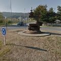 Rond-point à Montmelo (Espagne)