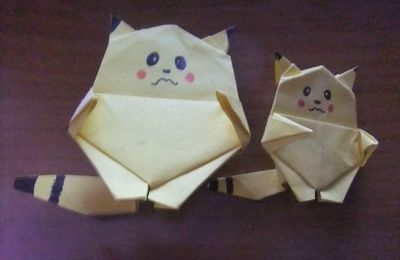 Pika Pika Pikachu !!! en origami