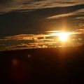 Couché de soleil sur le Larzac 