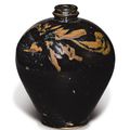 A black-glazed russet-painted jar, Northern Song-Jin dynasty (960-1234)