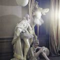 Edito : "Lady Grey" with Imogen Morris Clarke & Stella Tennant by Tim Walkern for Vogue Italia March 2010 