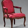 Fauteuil en hêtre mouluré et sculpté. Estampillé Tilliard. Époque Louis XV