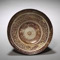 Bowl, early 13th century, Iran, Kashan, Seljuq period of Iran (1037–1194)