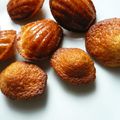 Mini Madeleines au miel et mandarine