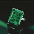 Emerald and diamond ring, Harry Winston, 1977