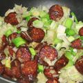 Risotto au chorizo 