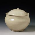 Jar and lid, glazed stoneware, Ding ware, China, Northern Song dynasty, 1000-1150