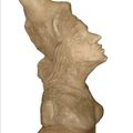 Buste de femme (terre, 2005) réalisé par Alain