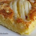 TARTE AUX POIRES AMANDINE