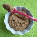 crème dessert aux pruneaux saveur cookie (diététique, hyperprotéinée, sans oeuf, sans cuisson et riche en fibres)
