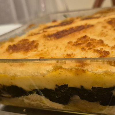 Gratin de saumon aux épinards et pommes de terre