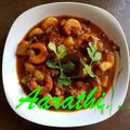 Chingri Aloo Jhal - Bengali Prawn & Potato Curry 