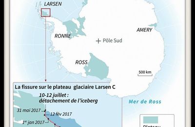 Un iceberg de la taille de la Corrèze se détache de l’Antarctique