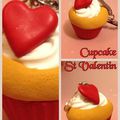 Porte clef Cupcake St Valentin 