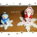 Bonhomme de neige et Père Noël