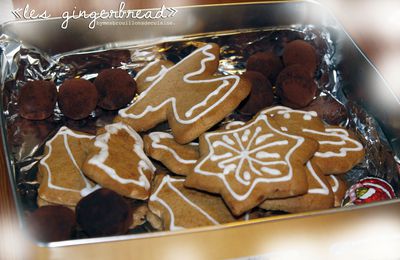 Les "gingerbread" #Xmas (biscuits pain d'épices au gingembre)