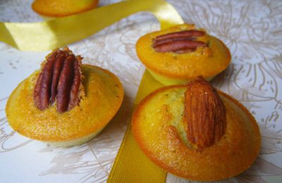 Financiers aux amandes et noix de pécan