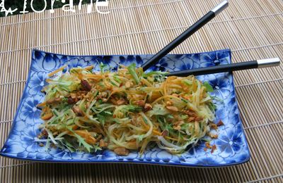 Salade de mangue et carotte marinées