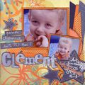 CLEMENT (scrapbooking day)