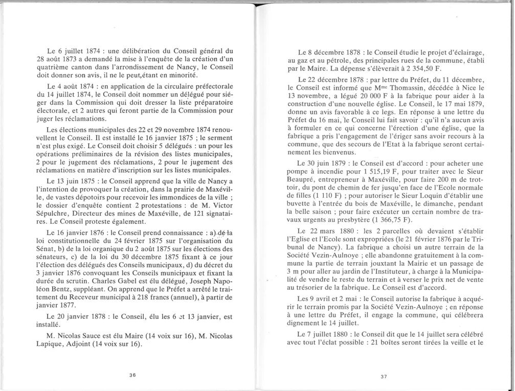 Histoire de Maxéville par André Vautrin 