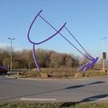Rond-point à Rheinberg (Allemagne)