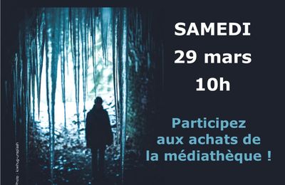 MEDIATHEQUE DU PEAGE DE ROUSSILLON CE SAMEDI 29 MARS A 10 HEURES...