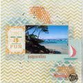 Île de Porquerolle challenge n°8 Scrapbookit