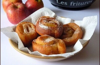 Beignets roulés aux pommes