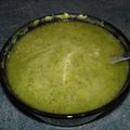 Soupe verte aux courgettes, brocolis et boursin