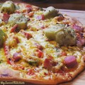 La jolie pizza aux légumes du sud