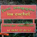 le site internet de la ferme pédagogique LOU CACHET