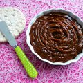 tartinade végétalienne chicorée-noisette-amande au konjac (diététique, sans gluten ni sucre ni beurre ni lait, riche en fibres)