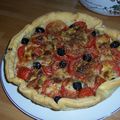 Tarte à la tomate et à la moutarde 