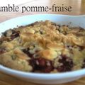 Crumble pomme - fraise