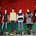 TROPHÉES 2008 DE L'O.M.S. : A L'ENFANT-JÉSUS, CAMILLE LAGASSE, VALENTIN WINKEL ET GAUTIER DESITTER.