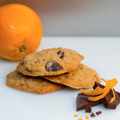 Cookies au cholat et orange confite
