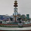 Rond-point à Bandar Lumpung (Ile de Sumatra)