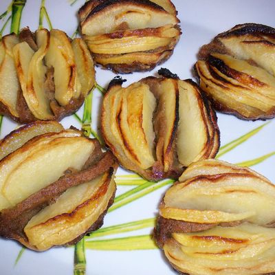 Minis tartelettes pommes spéculoos sans pate