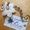 Accessoires de coiffures mariage, peigne et pince à cheveux mariée