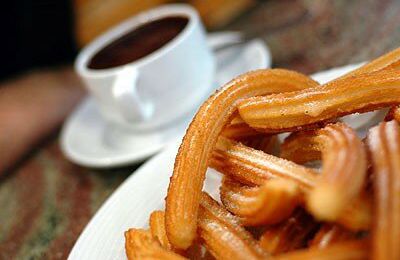 Le "chocolate y churros"