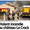 Incendie d'un château