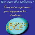 La boutique espace perle organise un concours