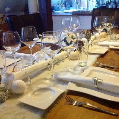 Premier table hivernal...... Ma periode préféré