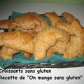 Essai n°1 de croissants sans gluten